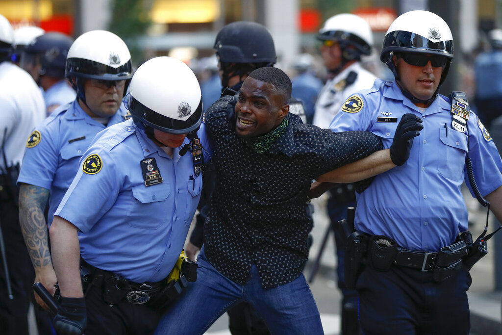 APTOPIX Minneapolis Police Death Protest Philadelphia